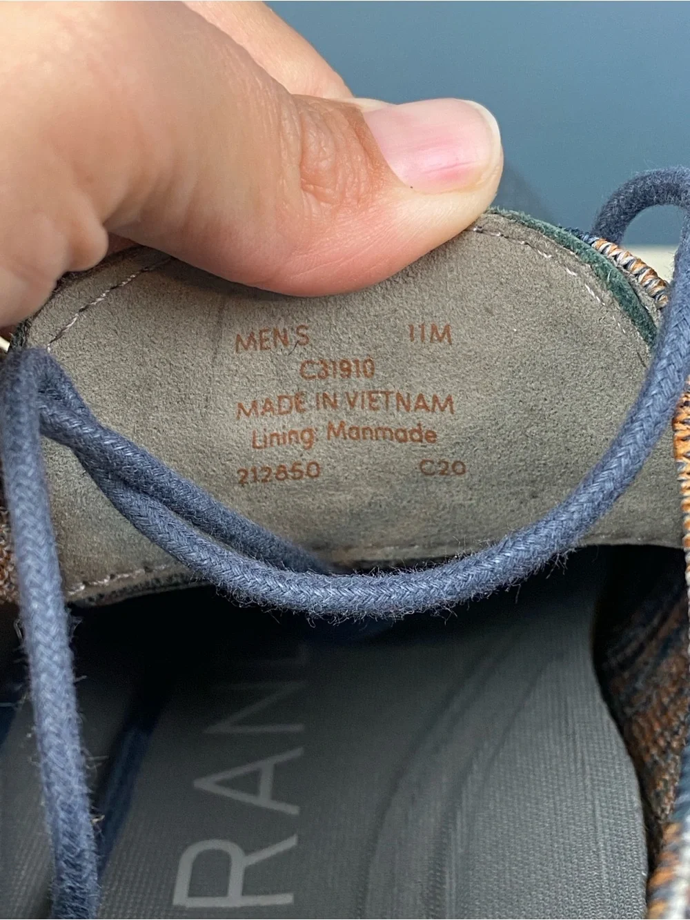 Cole Haan C31910 Mens Zerogrand Stitchlite Oxford Shoes Gray Lace Up Size 11 M
